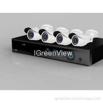 New Home Security System--4ch H.264 Economical Dvr Kit With 600tvl Cctv Camera 
